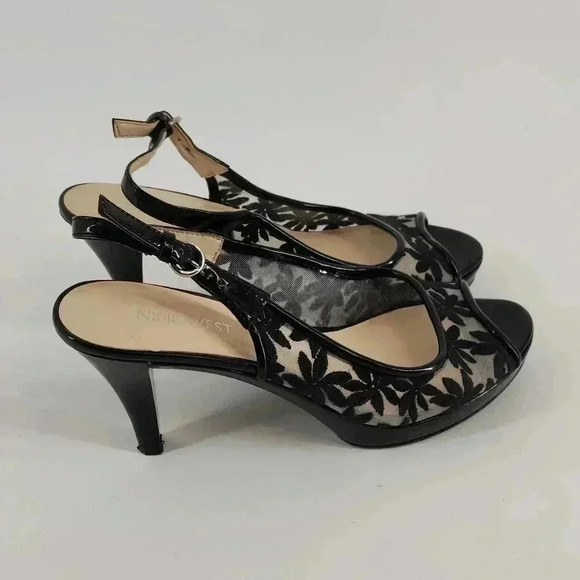 NINE  WEST SLINGBACK PUMP - Picture 3 of 5